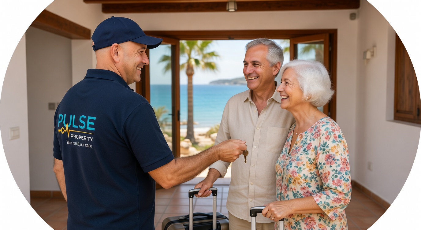Pulse Property check-in met gasten aan de Costa Blanca