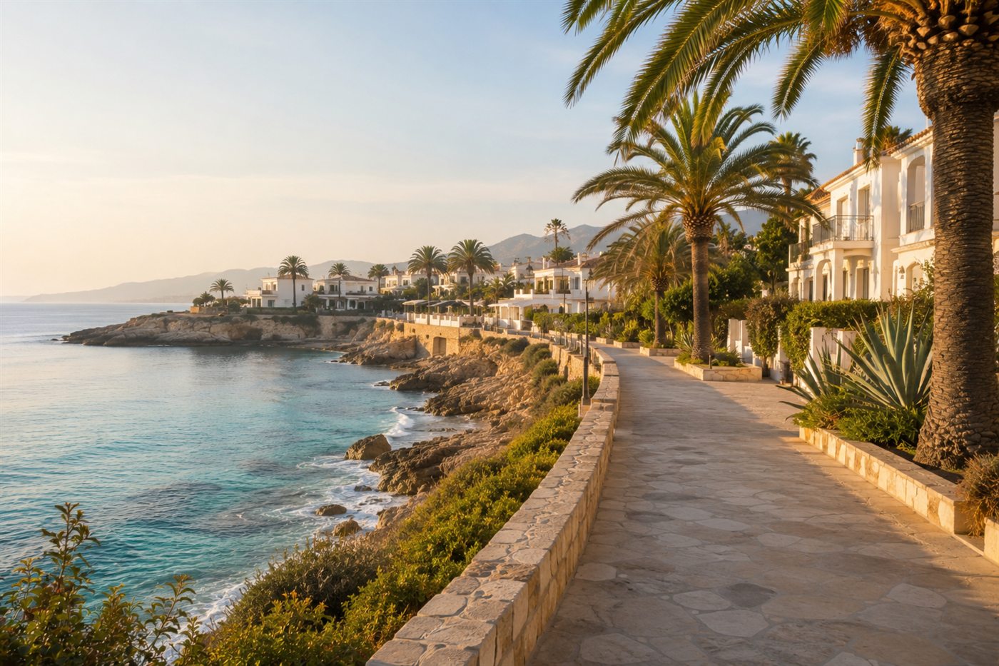 Paseo mar&iacute;timo en el sur de la Costa Blanca